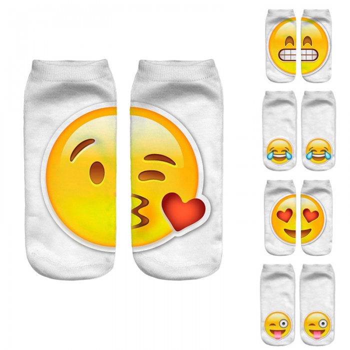 Emoji strumpor (4 par)