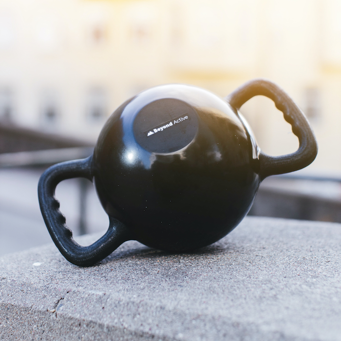 Water Kettlebell med dubbla handtag och justerbar vikt